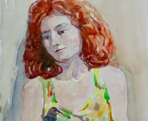 Юлечка 30х20, б. акв.